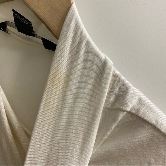 RW&CO White Bodysuit with Mock-Neck - Picture 3 of 4